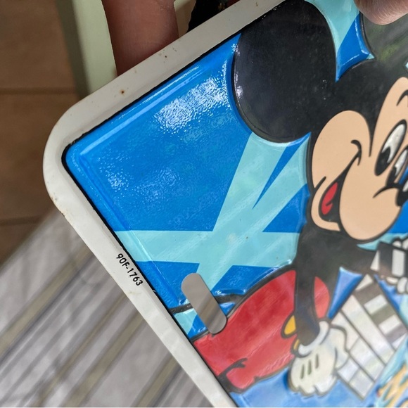 VTG Walt Disney Word MGM Studios Theme Park Mickey Mouse LICENSE PLATE - Picture 8 of 8